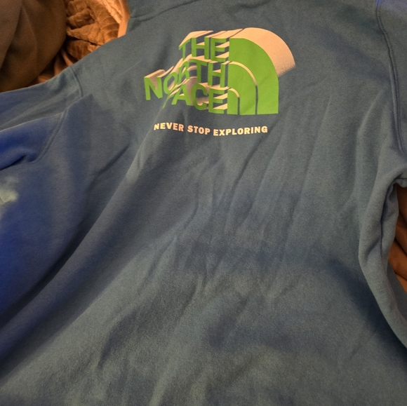 Blue Northface Hoodie - Picture 3 of 3